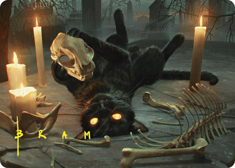 Image for Nine-Lives Familiar Art Card (8/54) (Gold-Stamped Signature) (8) [Art Series: Foundations]