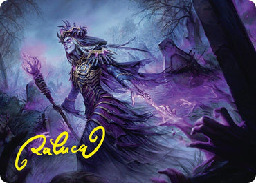 Image for Zul Ashur, Lich Lord Art Card (10/54) (Gold-Stamped Signature) (10) [Art Series: Foundations]