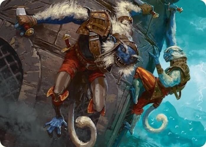 Image for Goblin Boarders Art Card (11/54) (11) [Art Series: Foundations]