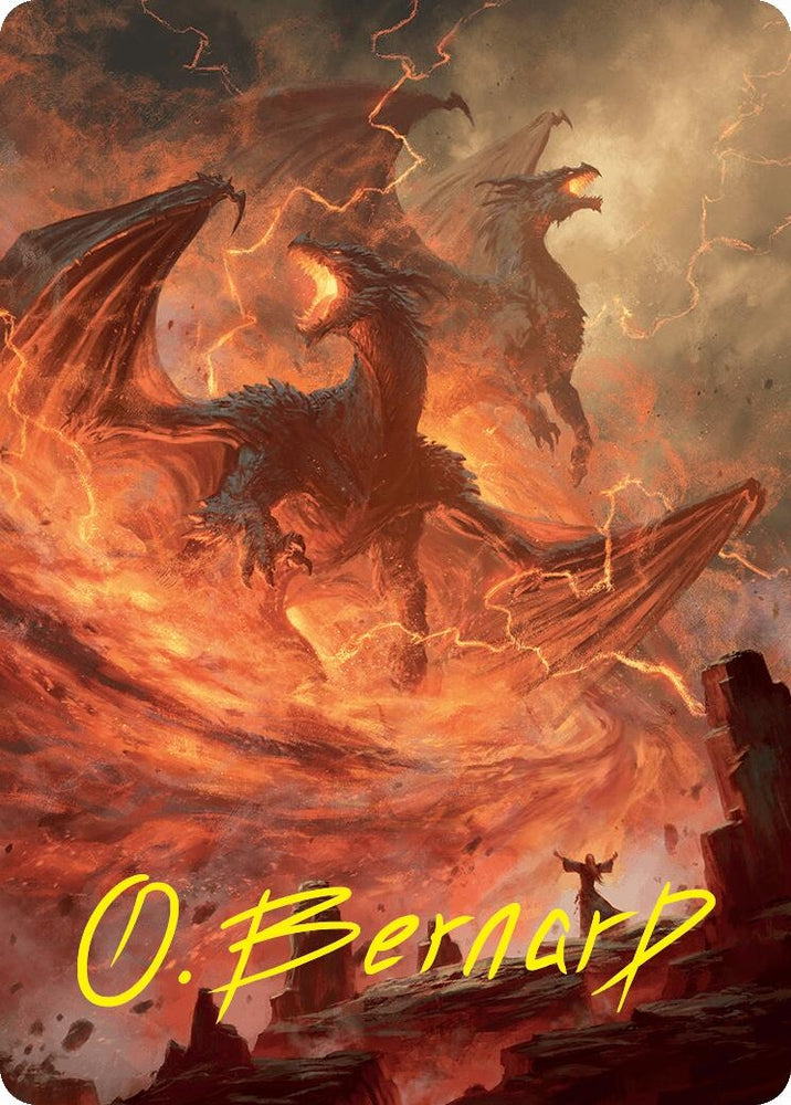 Image for Rite of the Dragoncaller Art Card (38/54) (Gold-Stamped Signature) (38) [Art Series: Foundations]