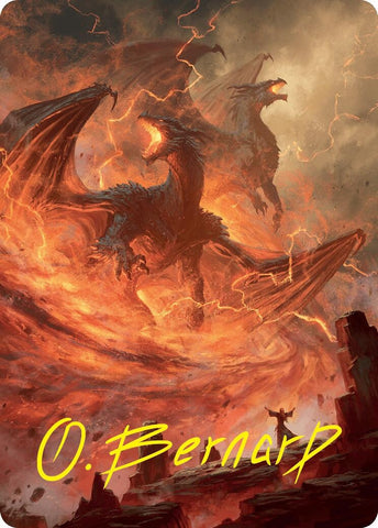 Image for Rite of the Dragoncaller Art Card (38/54) (Gold-Stamped Signature) (38) [Art Series: Foundations]