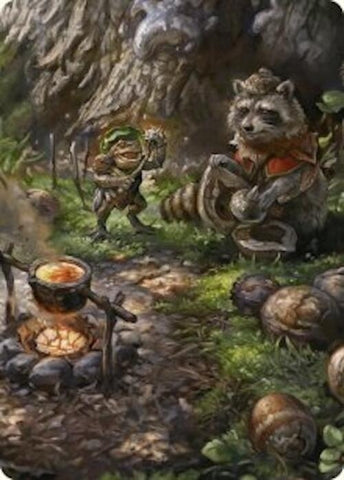 Image for Sylvan Scavenging Art Card (46/54) (46) [Art Series: Foundations]