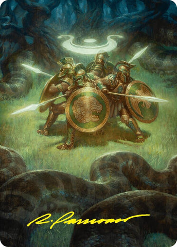 Image for Anthem of Champions Art Card (47/54) (Gold-Stamped Signature) (47) [Art Series: Foundations]