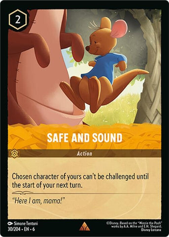 Image for Safe and Sound (30/204) - Disney Lorcana