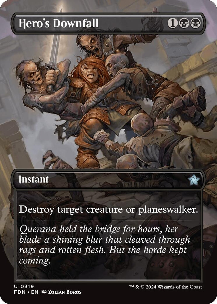 Image for Hero's Downfall (Borderless) (319) [Foundations]