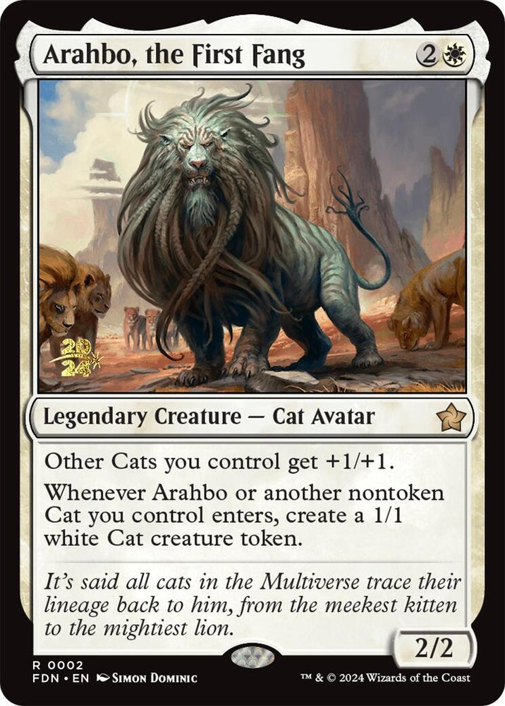 Image for Arahbo, the First Fang (2) [Prerelease Cards]