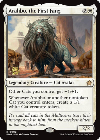Image for Arahbo, the First Fang (2) [Prerelease Cards]