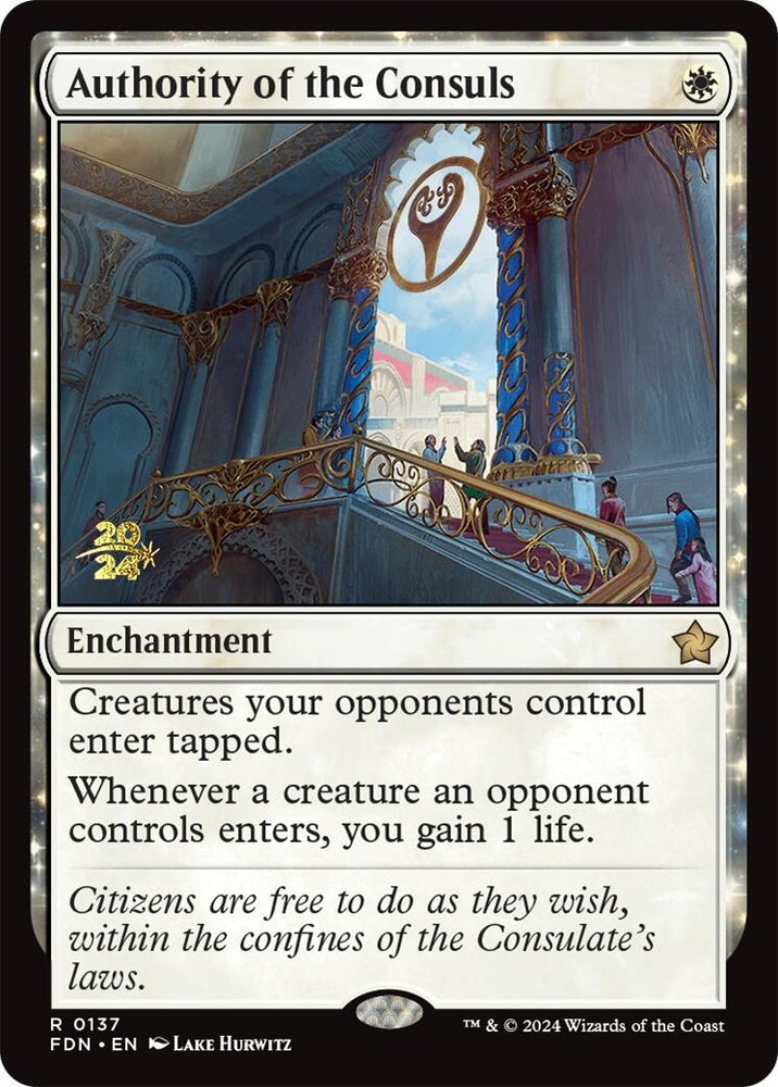 Image for Authority of the Consuls (FDN) (137) [Prerelease Cards]
