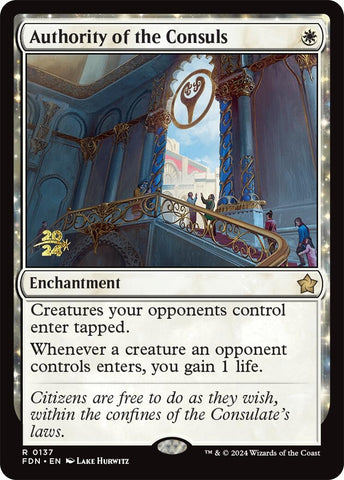 Image for Authority of the Consuls (FDN) (137) [Prerelease Cards]