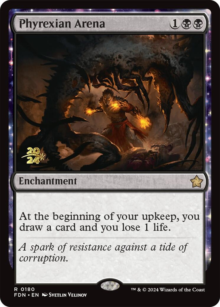 Image for Phyrexian Arena (FDN) (180) [Prerelease Cards]