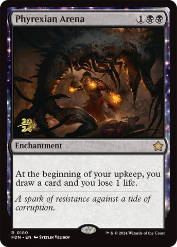 Image for Phyrexian Arena (FDN) (180) [Prerelease Cards]