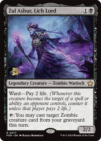 Image for Zul Ashur, Lich Lord (77) [Prerelease Cards]