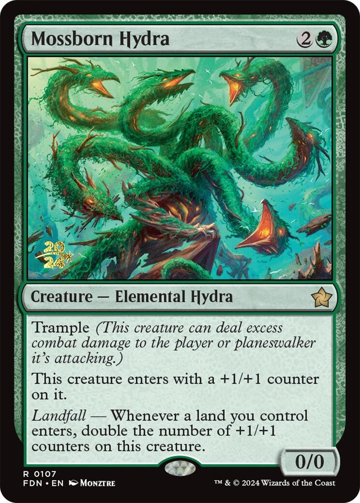 Image for Mossborn Hydra (107) [Prerelease Cards]
