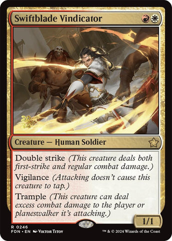 Image for Swiftblade Vindicator (FDN) (246) - Magic: The Gathering
