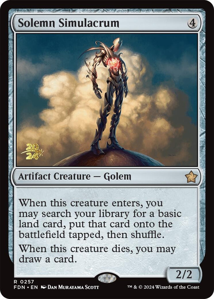 Image for Solemn Simulacrum (FDN) (257) - Magic: The Gathering