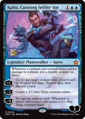 Image for Kaito, Cunning Infiltrator (44) [Prerelease Cards]