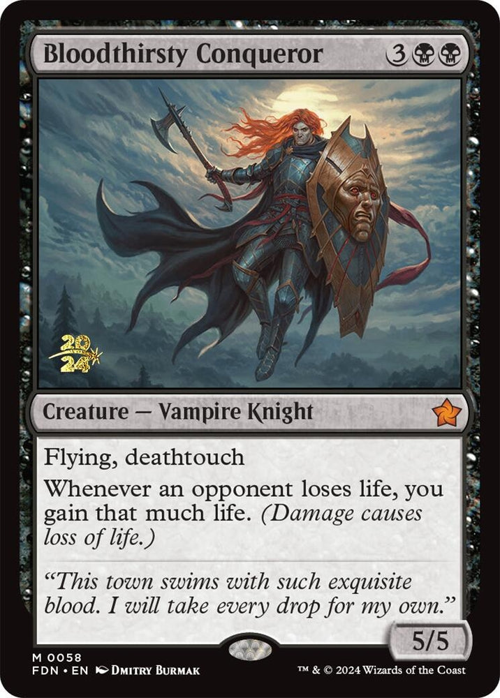 Image for Bloodthirsty Conqueror (58) [Prerelease Cards]