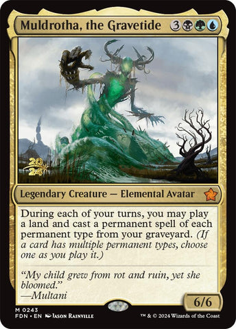 Image for Muldrotha, the Gravetide (FDN) (243) [Prerelease Cards]