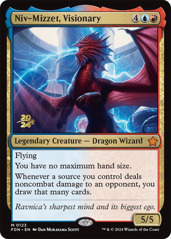 Image for Niv-Mizzet, Visionary (123) [Prerelease Cards]