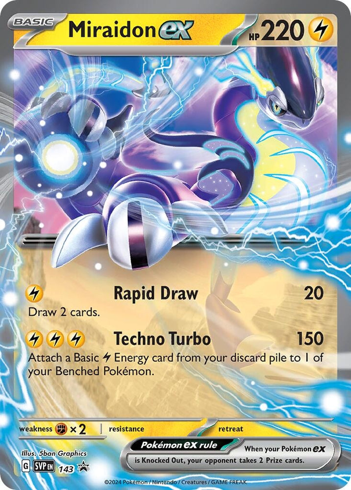 Image for Miraidon ex - 143 (143) [SV: Scarlet & Violet Promo Cards]