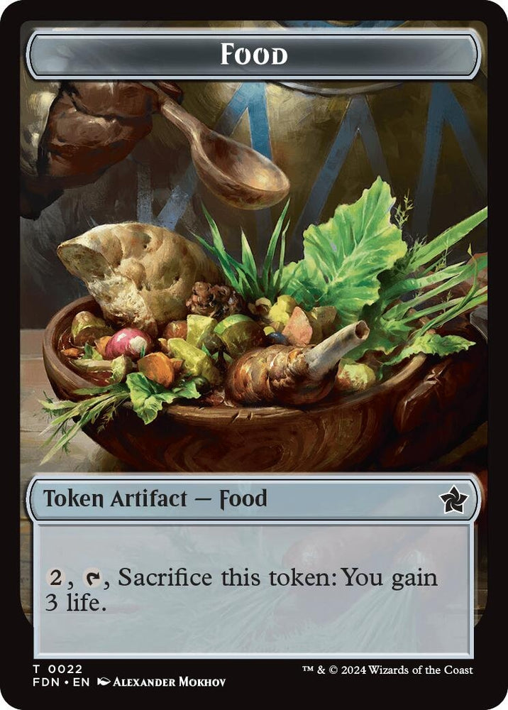Image for Food // Treasure Double-Sided Token (22 // 23) [Foundations]