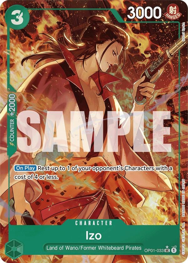 Izo (OP01-033) (Alternate Art) (OP01-033) (PRB-01)