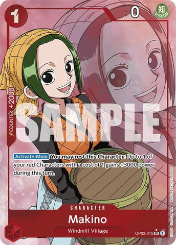 Makino (Full Art) (OP02-015) (PRB-01)