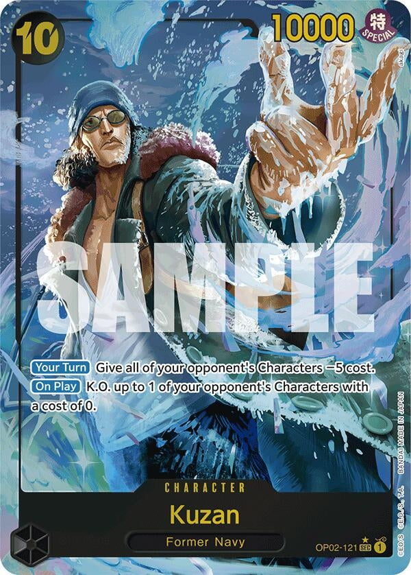 Kuzan (OP02-121) (Alternate Art) (OP02-121) (PRB-01)