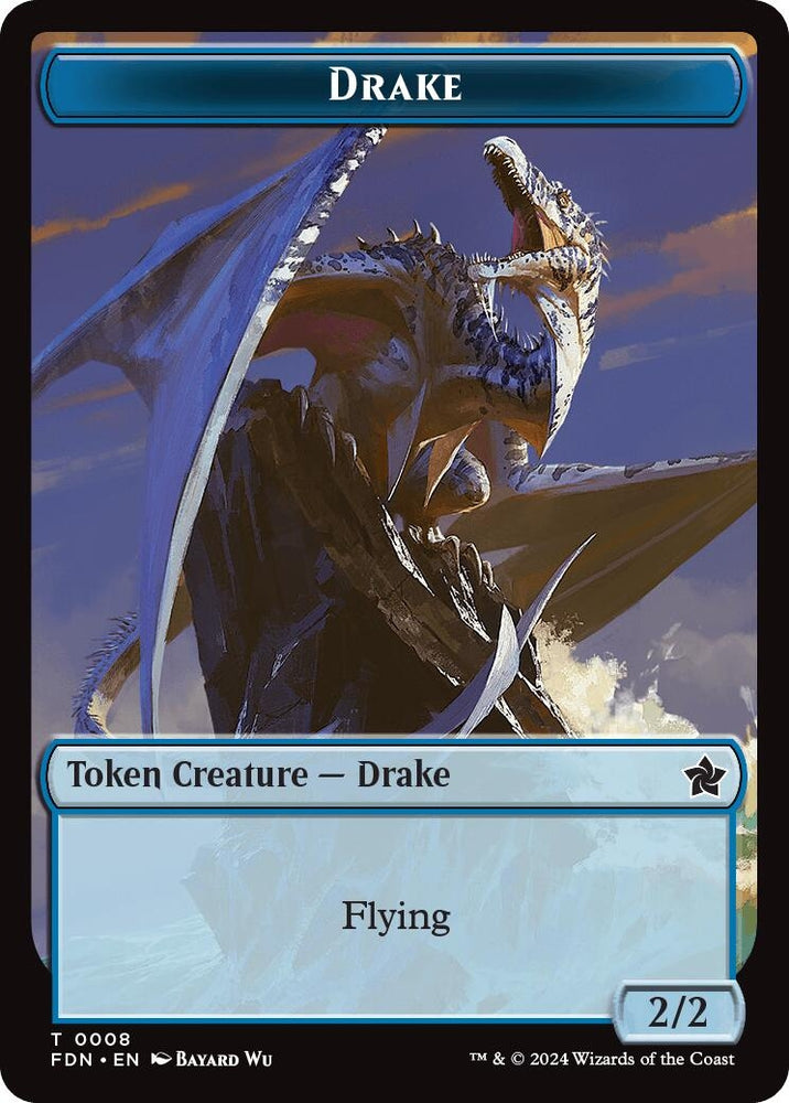 Image for Drake // Goblin Doubled-Sided Token (8 // 18) [Foundations]