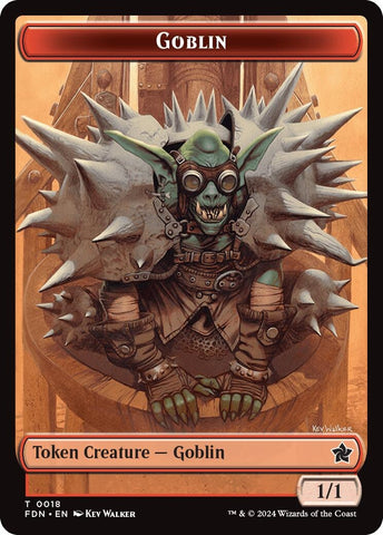 Image for Goblin // Zombie Doubled-Sided Token (18 // 15) [Foundations]