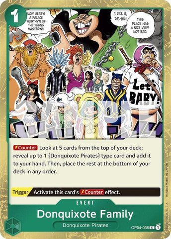 Donquixote Family (Jolly Roger Foil) (OP04-036) (PRB-01)