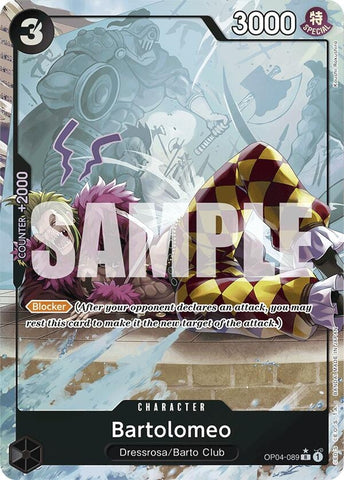 Bartolomeo (OP04-089) (Full Art) (OP04-089) (PRB-01)