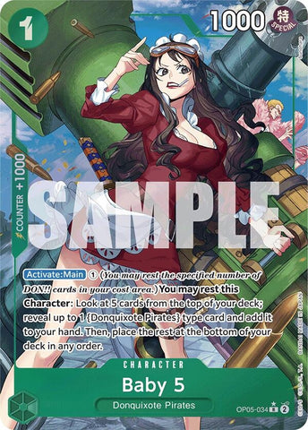 Baby 5 (OP05-034) (Alternate Art) (OP05-034) (PRB-01)