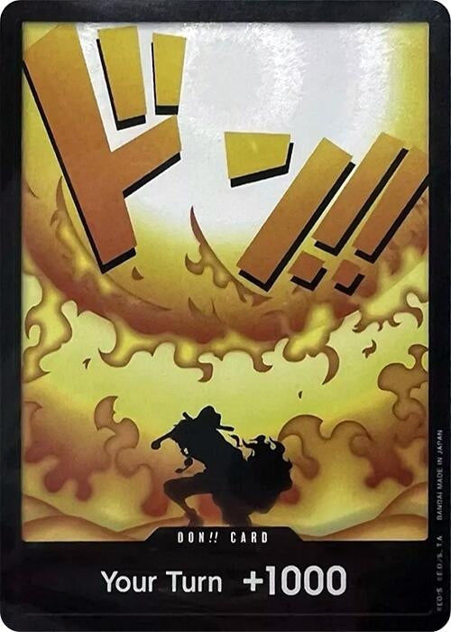 DON!! Card (Portgas.D.Ace) (Devil Fruits Collection Vol. 2) (One Piece Promotion Cards)