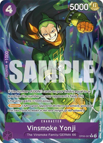 Image for Vinsmoke Yonji (OP06-067) (Full Art) (OP06-067) (PRB-01) - One Piece Card Game