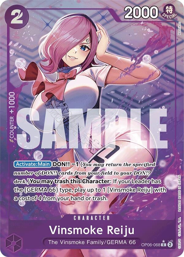 Image for Vinsmoke Reiju (OP06-068) (Full Art) (OP06-068) - One Piece Card Game