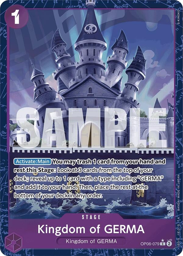 Kingdom of GERMA (Alternate Art) (OP06-079) (PRB-01)