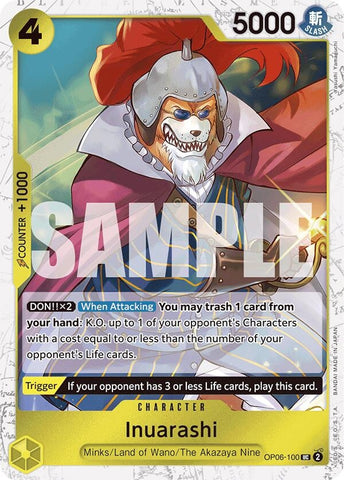 Inuarashi (Jolly Roger Foil) (OP06-100) (PRB-01)