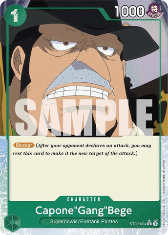 Capone"Gang"Bege (ST02-004) (Full Art) (ST02-004) (PRB-01)