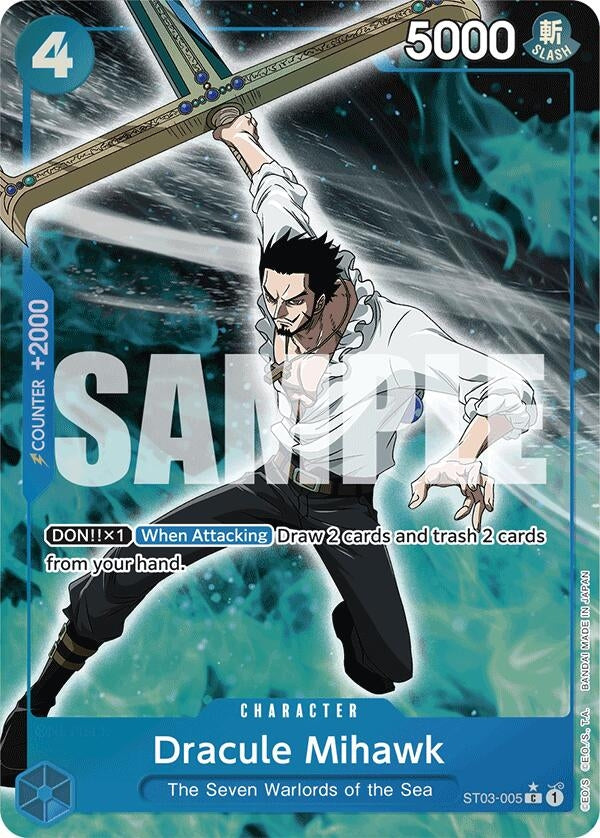 Dracule Mihawk (ST03-005) (Full Art) (ST03-005) (PRB-01)
