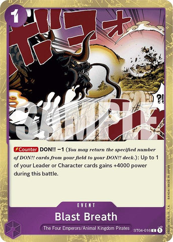 Blast Breath (Jolly Roger Foil) (ST04-016) (PRB-01)