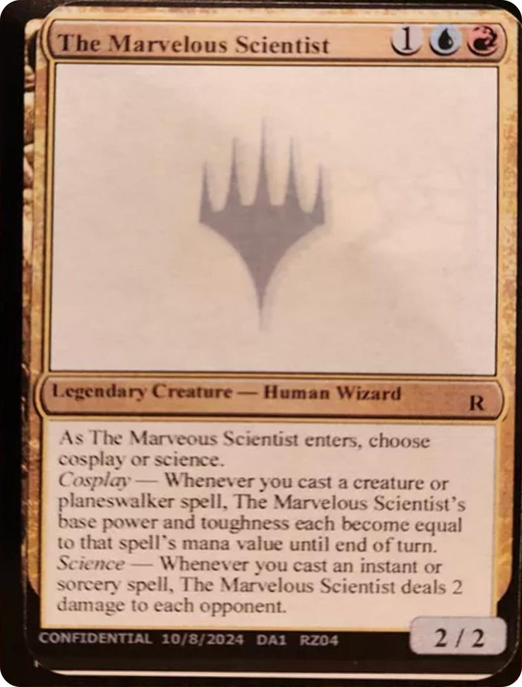 Image for The Marvelous Scientist [Un-Known Event Playtest Cards]