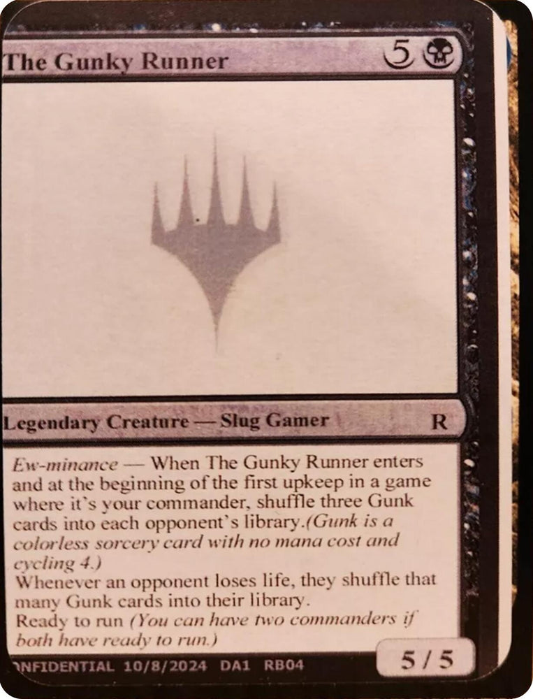Image for The Gunky Runner [Un-Known Event Playtest Cards]
