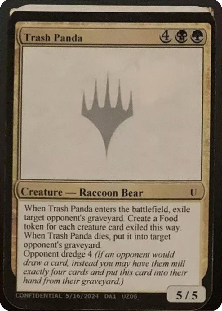 Image for Trash Panda [Un-Known Event Playtest Cards]