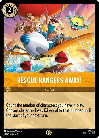 Image for Rescue Rangers Away! (10) - Disney Lorcana