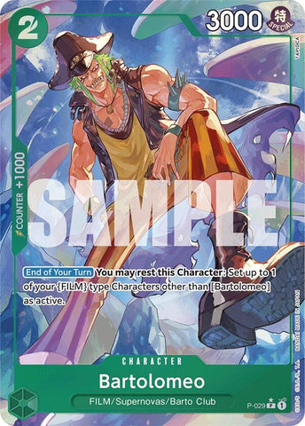 Bartolomeo (P-029) (Full Art) (P-029) (PRB-01)