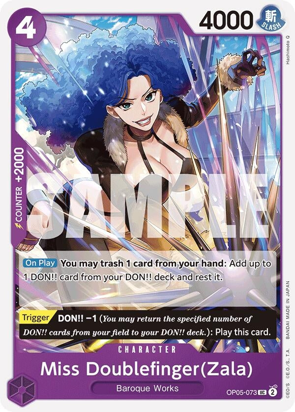 Miss Doublefinger(Zala) (Reprint) (OP05-073) (PRB-01)