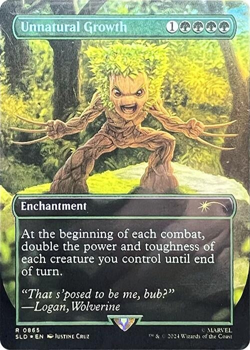 Image for Unnatural Growth (Rainbow Foil) (865) [Secret Lair Drop Series]