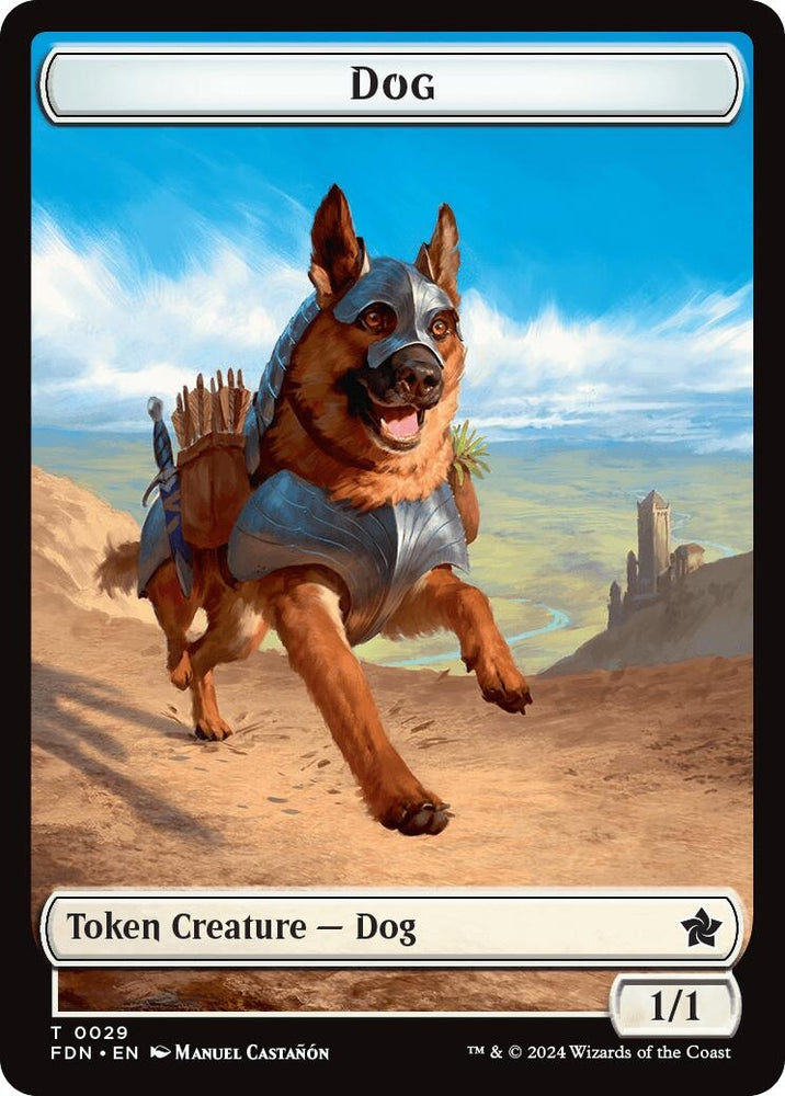 Image for Dog // Beast (0032) Double-Sided Token (29 // 32) [Foundations]