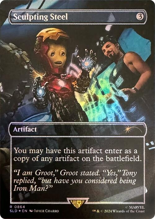Image for Sculpting Steel (Rainbow Foil) (864) [Secret Lair Drop Series]